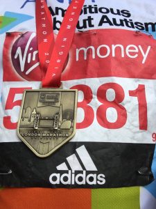 Andy at the London Marathon