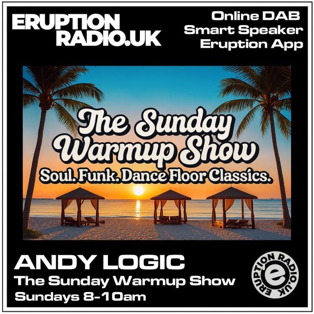 Hello campers. Join me tomorrow at 8am for the Sunday Warmup Show, only on the world’s happiest friendliest station @eruptionradiouk ❤️ Not only will we be playing 2 hours of classic funky #soulmusic and #dancemusic but we will be giving away two early bird tickets for Sexy House at the Lord Hill, Bexleyheath on June 13th. Set your alarm and lock in! www.eruptionradio.uk
