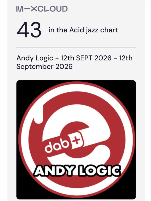 2 hours of Soul and a bit of House. Played three Jamiroquai tunes, one got cut due to a copyright strike. Still got to number 43 on the Acid Jazz chart. Go figure 😁 Listen again here: https://www.mixcloud.com/EruptionRadioUK/andy-logic-12th-sept-2026/