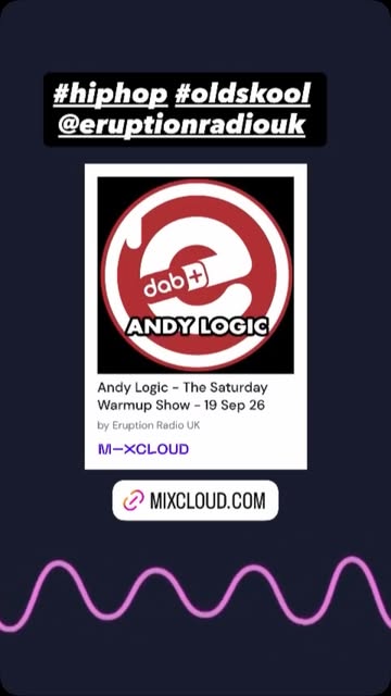 Andy Logic — Reel cover, 20 September 2026